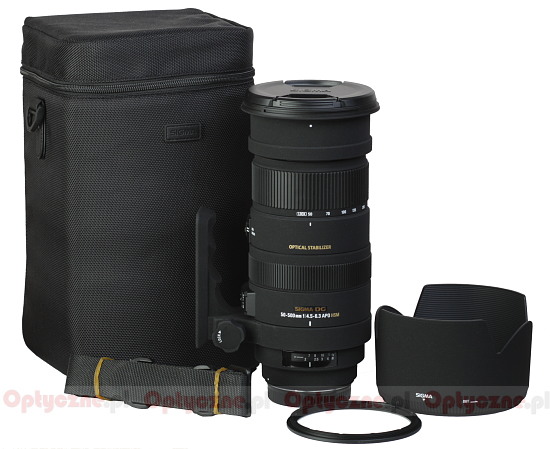 Sigma 50-500 mm f/4.5-6.3 APO DG OS HSM - Build quality and image stabilization