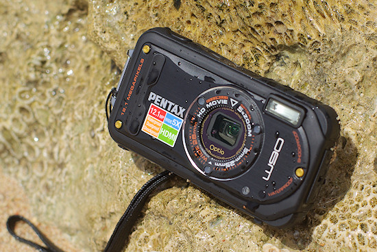 Underwater cameras test 2010 - Pentax Optio W90 - LensTip.com