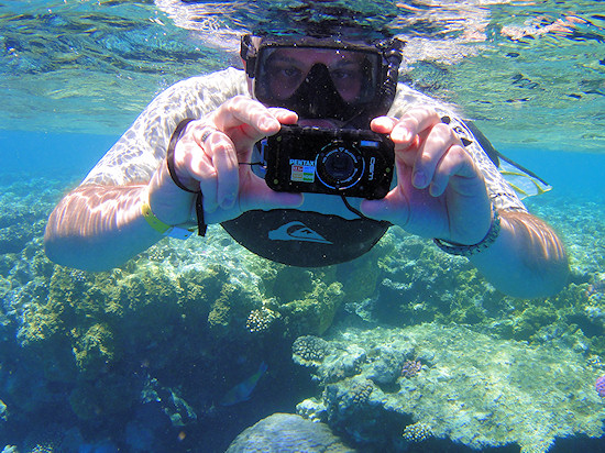 Underwater cameras test 2010  - Pentax Optio W90