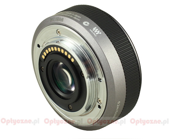 Panasonic G 20 mm f/1.7 ASPH. - Build quality