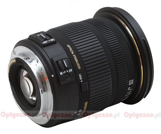 Sigma 17-50 mm f/2.8 EX DC OS HSM review - Build quality - LensTip.com