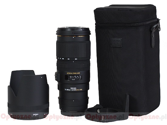 Sigma 70-200 mm f/2.8 EX DG APO OS HSM - Build quality and image stabilization