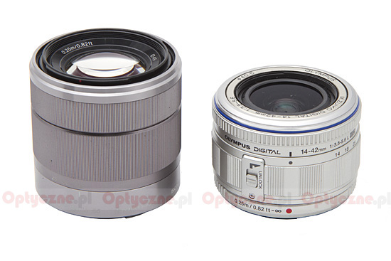 Sony E 18-55 mm f/3.5-5.6 OSS - Build quality and image stabilization