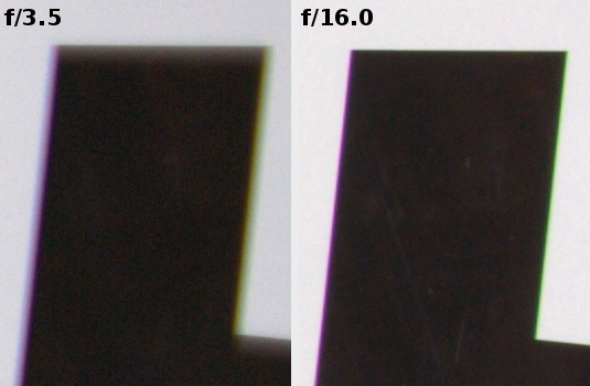 Voigtlander Color Skopar 20 mm f/3.5 SL II Aspherical - Chromatic aberration