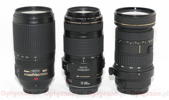 Nikon Nikkor AF-S 70-300 mm f/4.5-5.6G IF-ED VR - Build quality and image stabilization