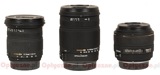 Sigma 18-250 mm f/3.5-6.3 DC OS HSM - Build quality and image stabilization