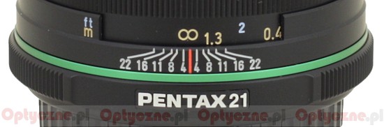 Pentax smc DA 21 mm f/3.2 AL Limited - Autofocus