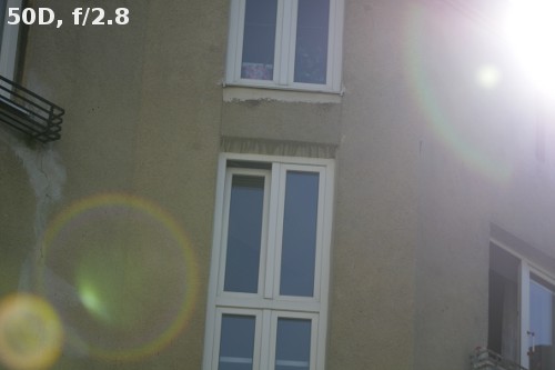 Sigma 105 mm f/2.8 EX DG OS HSM Macro - Ghosting, flares and transmission