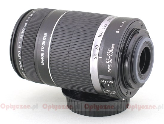 Canon EF-S 55-250 mm f/4-5.6 IS - Build quality and image stabilization