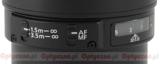 Canon EF 200 mm f/2.8L II USM - Build quality