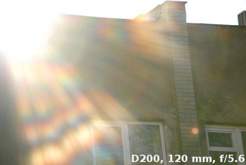 Sigma 18-200 mm f/3.5-6.3 II DC OS HSM - Ghosting and flares