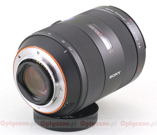 Sony Carl Zeiss Vario Sonnar 24-70 mm f/2.8 T* SSM - Build quality