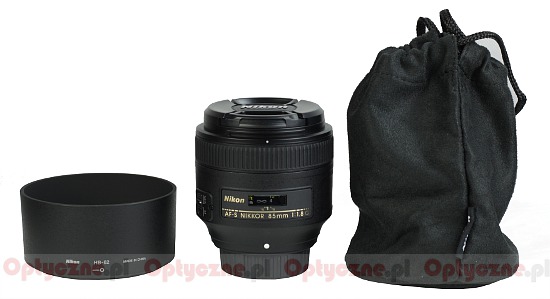 Nikon Nikkor AF-S 85 mm f/1.8G  - Build quality