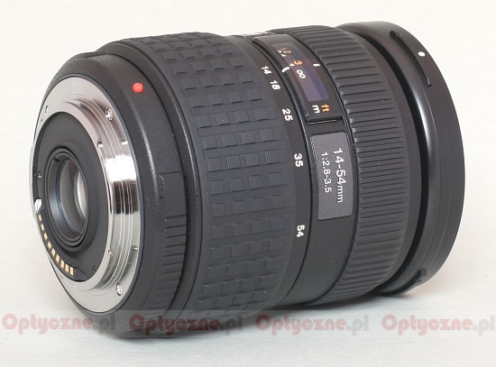 Olympus Zuiko Digital 14-54 mm f/2.8-3.5 - Build quality