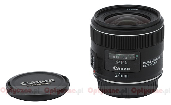 Canon EF 24 mm f/2.8 IS USM - Build quality and image stabilization
