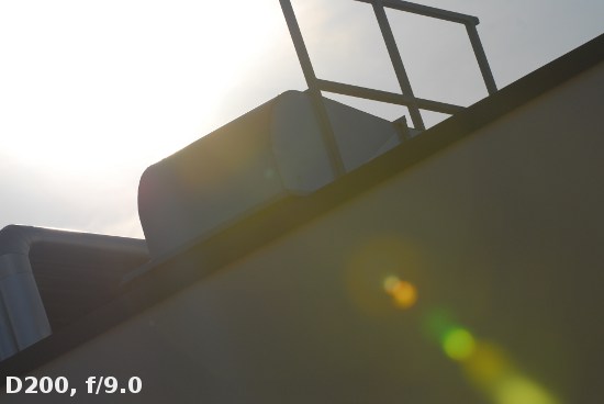 Sigma 180 mm f/2.8 APO Macro EX DG OS HSM  - Ghosting and flares