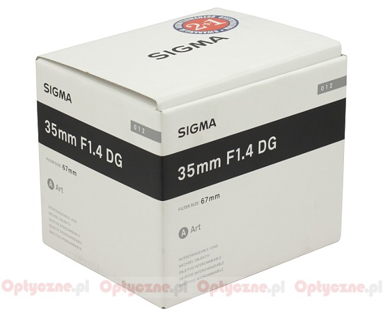 Sigma A 35 mm f/1.4 DG HSM - Build quality
