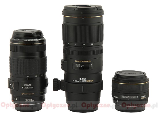Sigma 50-150 mm f/2.8 APO EX DC OS HSM - Build quality and image stabilization