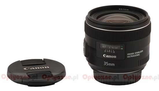 Canon EF 35 mm f/2 IS USM - Build quality and image stabilization