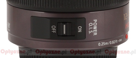 Panasonic G X VARIO 12-35 mm f/2.8 ASPH. P.O.I.S - Build quality and image stabilization