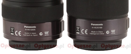 Panasonic G X VARIO 35-100 mm f/2.8 P.O.I.S. - Build quality and image stabilization