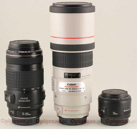 Canon EF 300 mm f/4L IS USM - Build quality and image stabilization