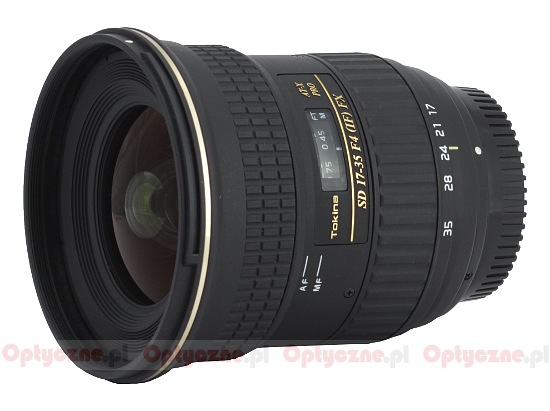 Tokina AT-X PRO FX SD 17-35 mm f/4 (IF)  - Build quality
