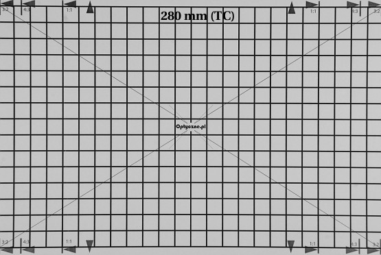 Sigma 70-200 mm f/2.8 II EX APO DG Macro HSM - Distortion