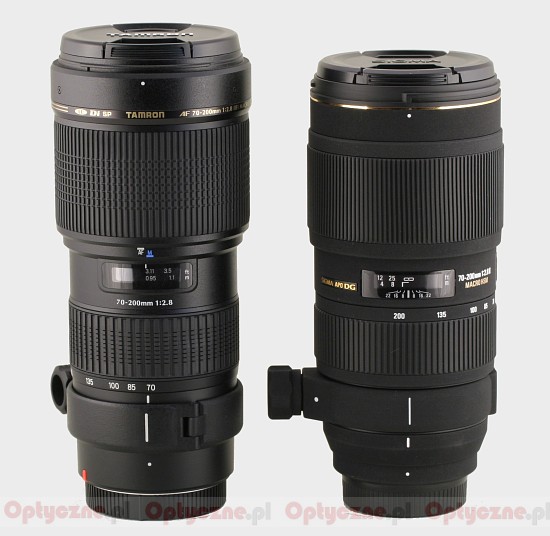 Tamron SP AF 70-200 mm f/2.8 Di LD (IF) MACRO - Build quality