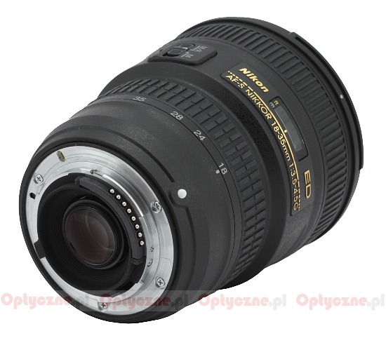 Nikon Nikkor AF-S 18-35 mm f/3.5-4.5G ED - Build quality