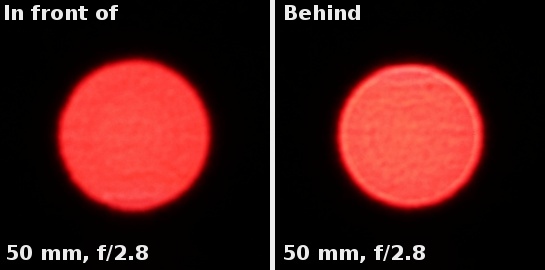 Sony DT 16-50 mm f/2.8 SSM - Chromatic and spherical aberration